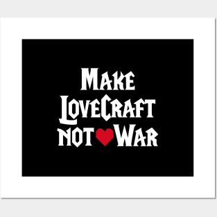 Make LoveCraft not War WoW pun gamer gaming game Posters and Art